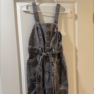 Universal Thread Black Denim Jumpsuit